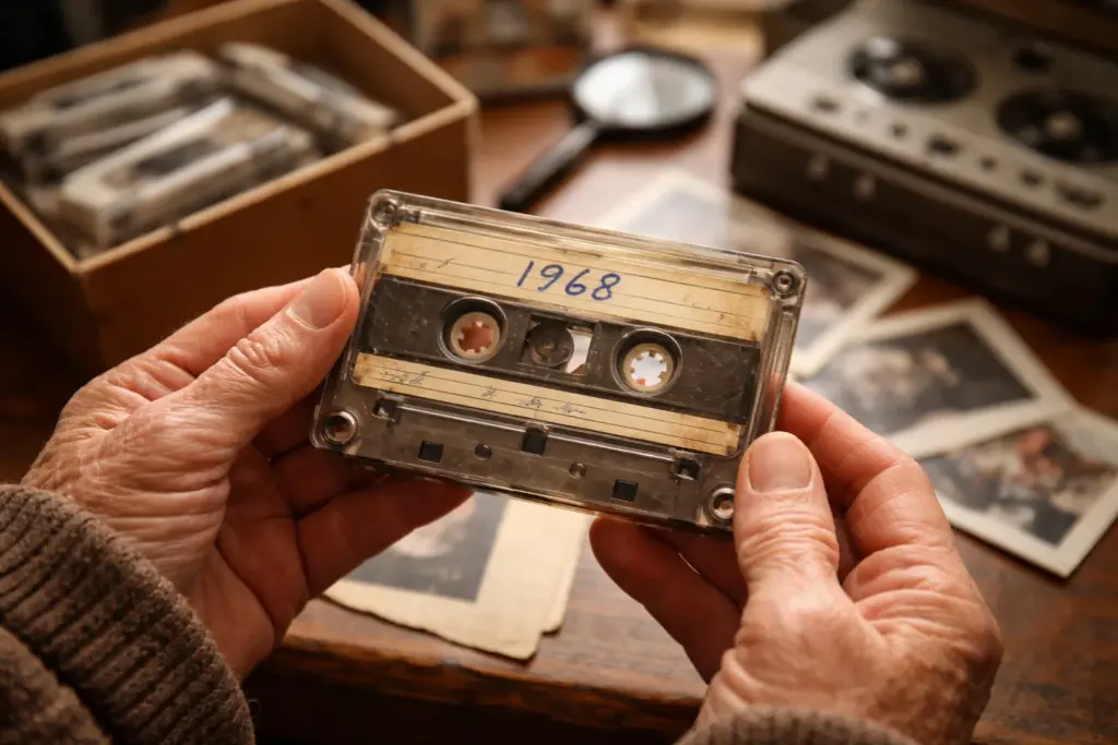 Kaseta z 1968 roku z głosami dziadków odnaleziona – pół miasta szuka właściciela